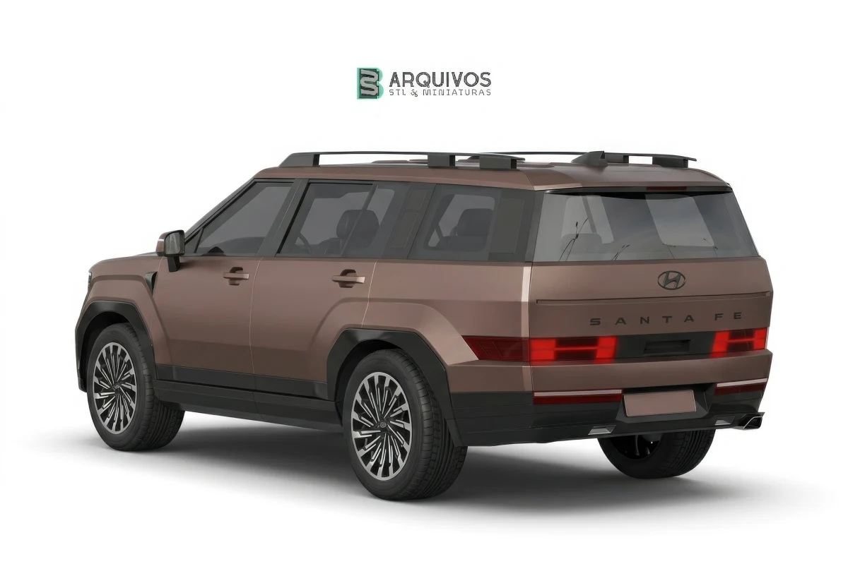 Modelo 3D STL - Hyundai Santa Fe 2024 — foto 4